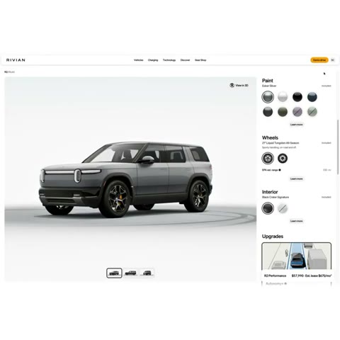 Beat 1: Configurator page