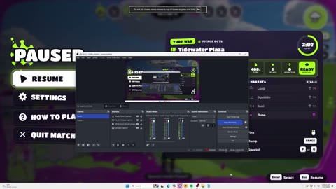Beat 1: Pause menu