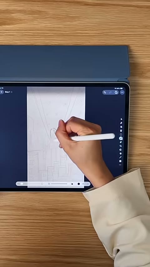 Beat 8: Tablet held up