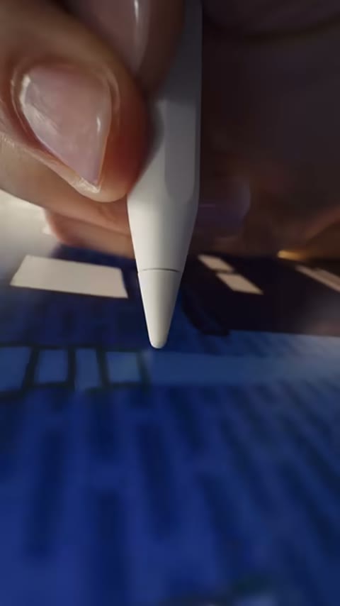 Beat 12: Pencil on blue