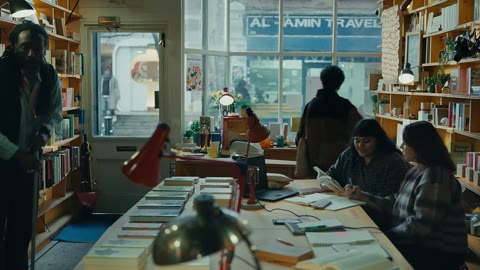 Beat 8: Bookshop interior