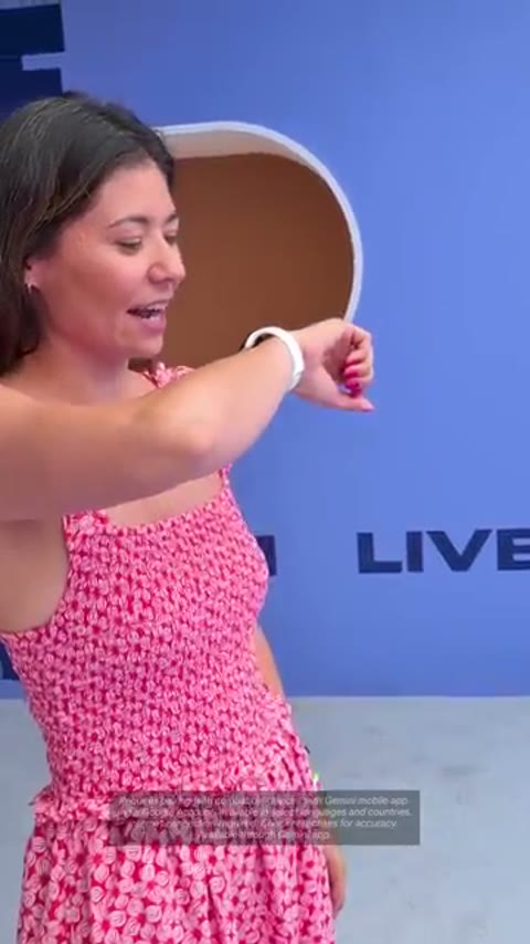 Beat 5: Woman raises wrist