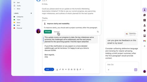 Beat 8: Second suggestion