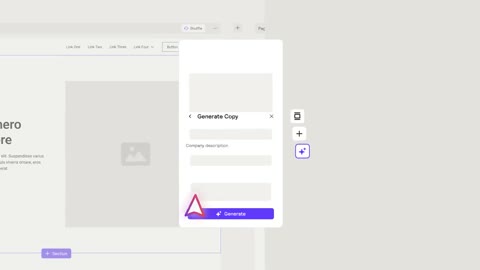 Beat 7: Generate Copy dialog