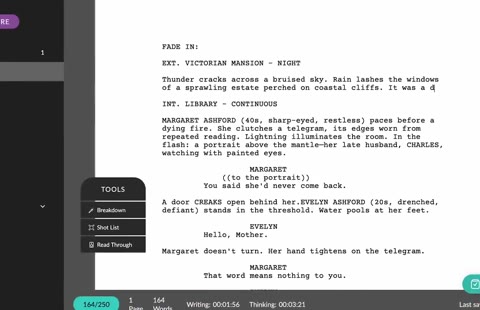 Beat 5: Zoomed script