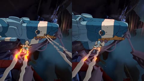 Beat 7: Split-screen flight