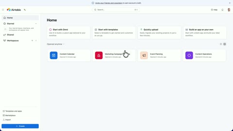 Beat 7: Airtable Home