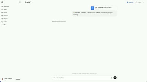 Beat 15: Prompt typed