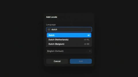 Beat 8: Add Dutch