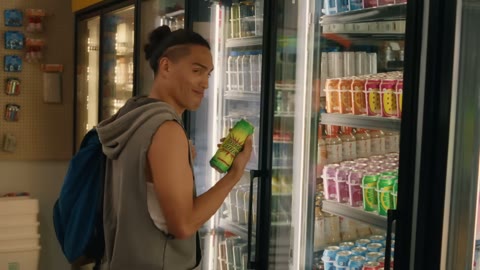 Beat 10: Shopper at fridge