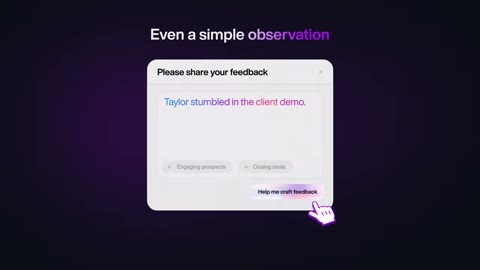 Beat 6: Feedback note