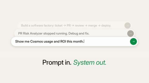 Beat 9: Prompt in. System out.