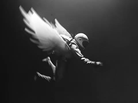 Beat 11: White robed man
