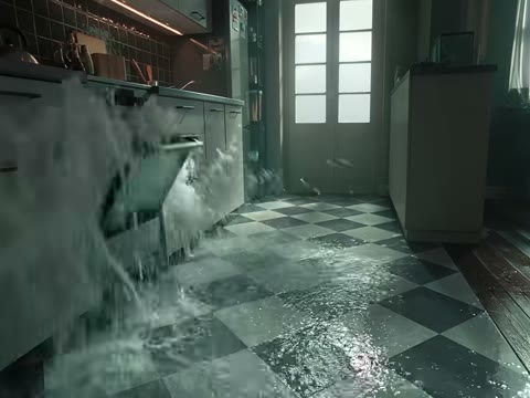 Beat 9: Dishwasher burst