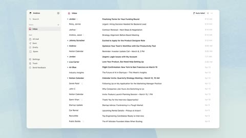 Beat 4: Inbox appears