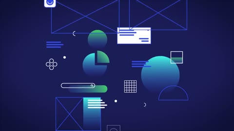 Beat 1: Shapes drift in