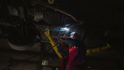 Beat 4: Welding under car
