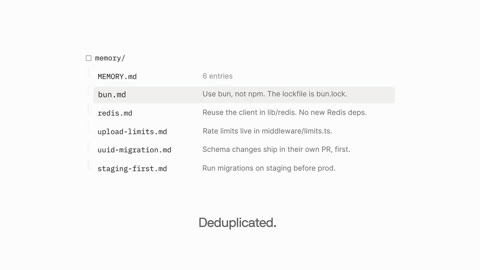 Beat 5: Deduplicated