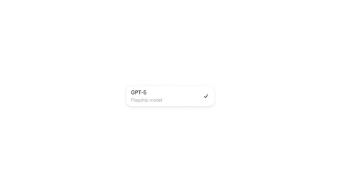Beat 2: Collapse to GPT-5