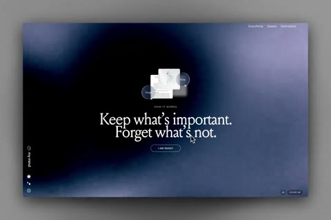Beat 4: Keep and forget
