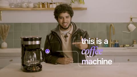 Beat 1: This is a coffee machine