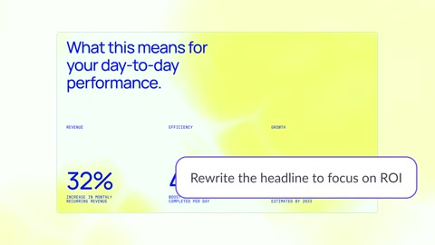 Beat 12: Metrics slide