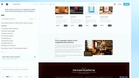 Beat 9: Storefront built