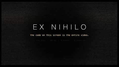 Beat 14: Ex nihilo