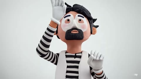 Beat 8: Clay mime
