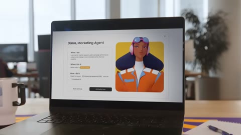 Beat 4: Laptop with agent
