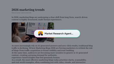 Beat 6: Market Research Agent
