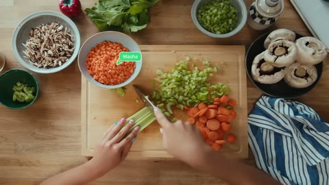 Beat 6: Stir and chop
