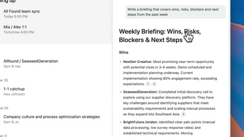 Beat 10: Briefing streams in
