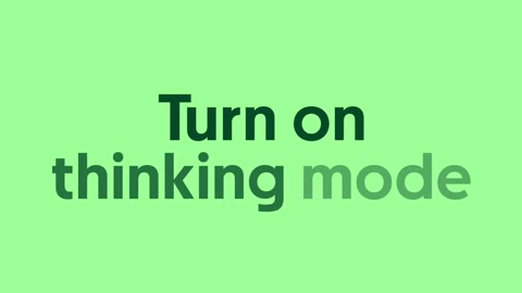 Beat 14: Thinking mode card