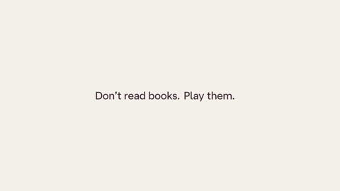Beat 1: Don't read books