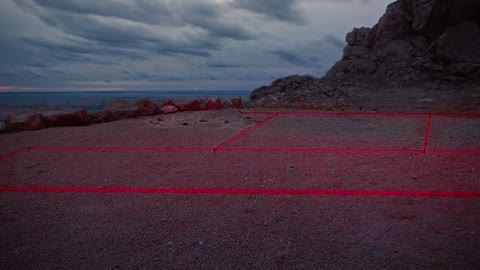 Beat 22: Red line on ground
