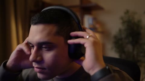 Beat 4: Headphones on