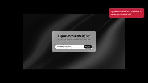 Beat 13: Sign-up form