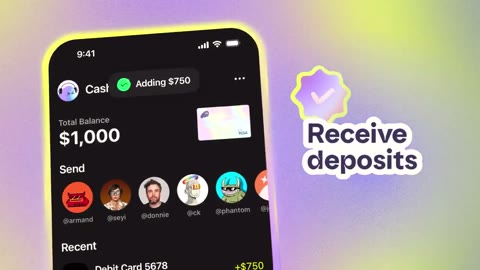 Beat 7: Receive deposits