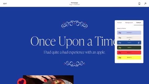 Beat 6: Cut apple