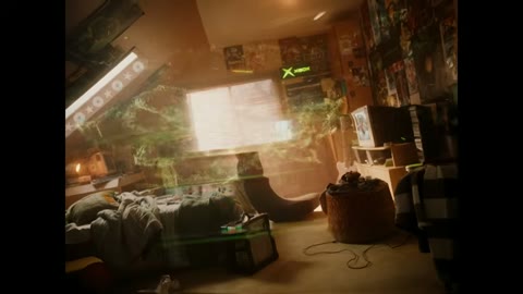 Beat 9: Console and room, green stirs