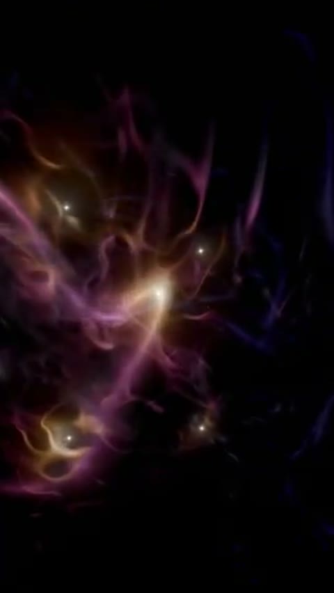 Beat 7: Violet nebula forms