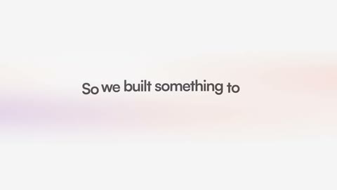 Beat 18: So we built something