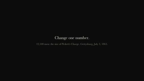 Beat 9: Change one number