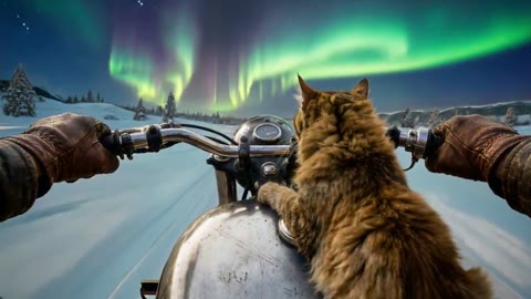 Beat 21: Cat on motorbike