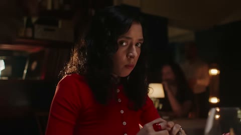 Beat 5: Woman in red