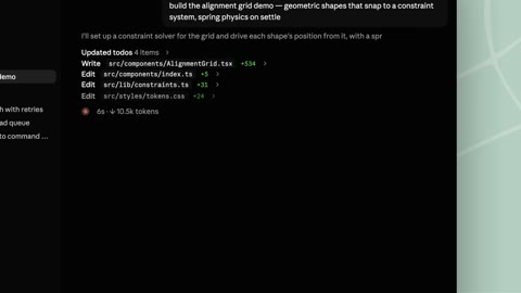 Beat 4: Prompt typed