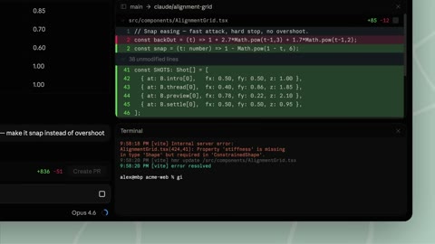 Beat 10: Terminal pane