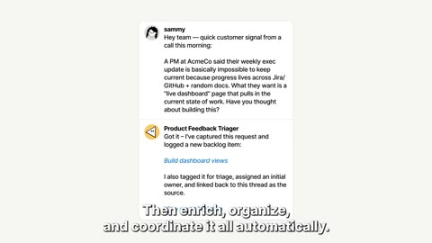 Beat 6: Slack thread