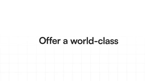 Beat 9: Offer a beautiful world-class